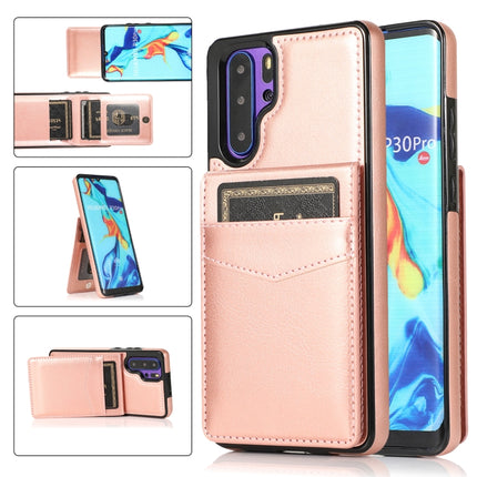 Solid Color PC + TPU Protective Case with Holder & Card Slots, For Huawei P30, For Huawei P30 Pro, For Huawei P40
