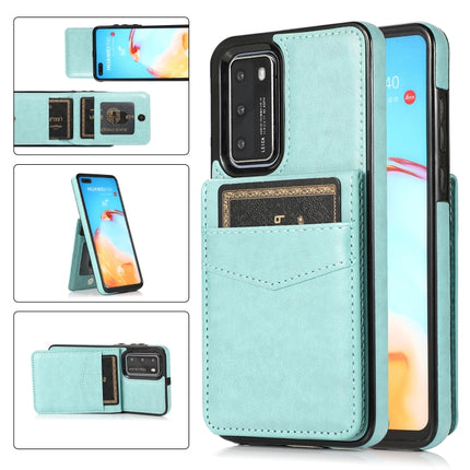 Solid Color PC + TPU Protective Case with Holder & Card Slots, For Huawei P30, For Huawei P30 Pro, For Huawei P40