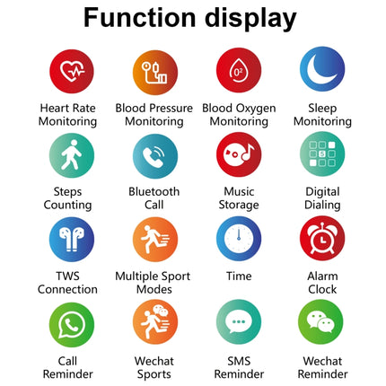 H6 1.28 inch Touch Screen IP67 Waterproof Smart Watch, Support Bluetooth Call / Sleep Monitoring / Heart Rate Monitoring
