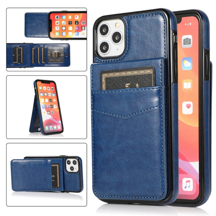Solid Color PC + TPU Protective Case with Holder & Card Slots, For iPhone XR, For iPhone XS Max, For iPhone 11, For iPhone 11 Pro