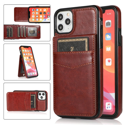 Solid Color PC + TPU Protective Case with Holder & Card Slots, For iPhone 11 Pro Max, For iPhone 12 mini, For iPhone 12 / 12 Pro, For iPhone 12 Pro Max