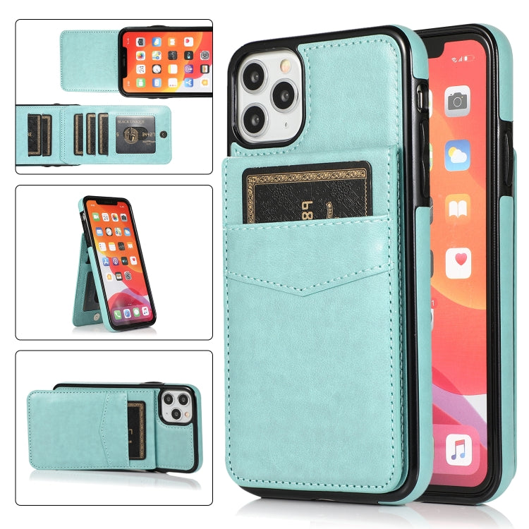 Einfarbige PC + TPU-Schutzhülle mit Halter und Kartenfächern, für iPhone 12/12 Pro, für iPhone 12 Pro Max