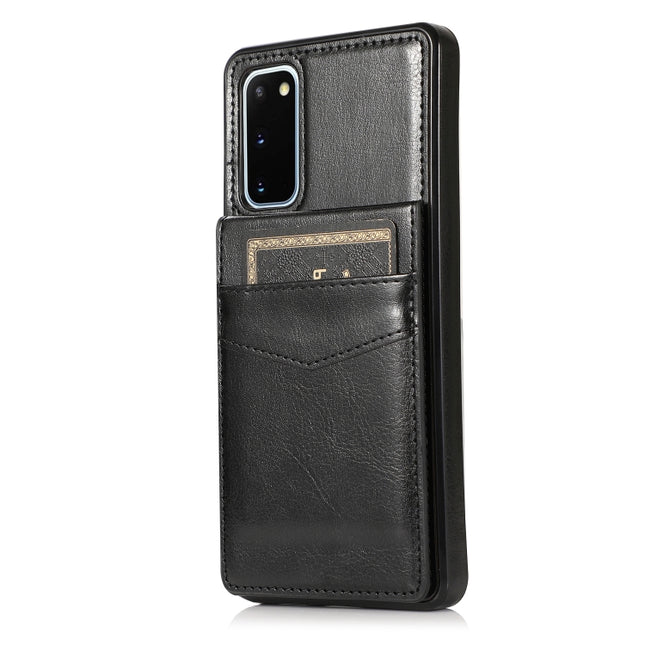 Solid Color PC + TPU Protective Case with Holder & Card Slots, For Samsung Galaxy S20, For Samsung Galaxy S20 Plus, For Samsung Galaxy S20 Ultra, For Samsung Galaxy S20 FE