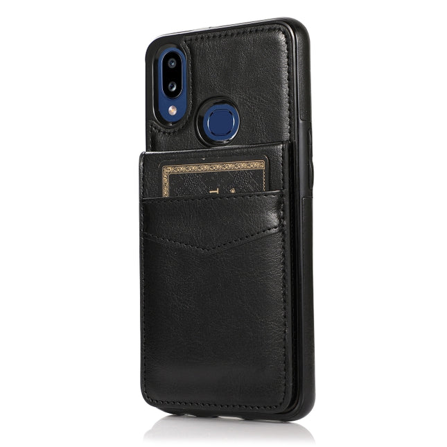 Solid Color PC + TPU Protective Case with Holder & Card Slots, For Samsung Galaxy A10s, For Samsung Galaxy A11, For Samsung Galaxy A20 / A30, For Samsung Galaxy A20s