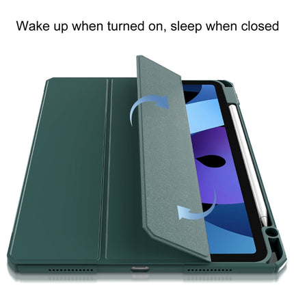 Mutural Pinyue-Serie PC + TPU Horizontal Flip Ledertasche mit Halterung &amp; Stiftschlitz &amp; Schlaf-/Weckfunktion für iPad Air (2020) 10.9, für iPad Air 2022 / 2020 10.9