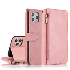 Skin-feel Crazy Horse Texture Zipper Wallet Bag Horizontal Flip Leather Case with Holder & Card Slots & Wallet & Lanyard, For iPhone XS Max, For iPhone 11, For iPhone 11 Pro, For iPhone 11 Pro Max, For iPhone 12 mini, For iPhone 12 / 12 Pro