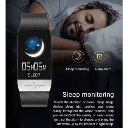 T1S 1.14 inch Screen IP67 Waterproof Smart Bracelet, Support Blood Oxygen Monitoring / Body Temperature Monitoring / Heart Rate Monitoring