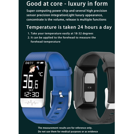 T1S 1.14 inch Screen IP67 Waterproof Smart Bracelet, Support Blood Oxygen Monitoring / Body Temperature Monitoring / Heart Rate Monitoring