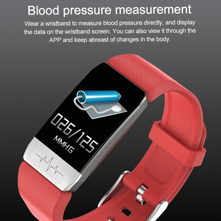 T1S 1.14 inch Screen IP67 Waterproof Smart Bracelet, Support Blood Oxygen Monitoring / Body Temperature Monitoring / Heart Rate Monitoring