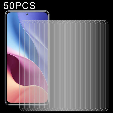 50 PCS 0.26mm 9H Surface Hardness 2.5D Explosion-proof Tempered Glass Non-full Screen Film, For Xiaomi Redmi K40 Pro (50 PCS), For OPPO A55 5G (50 PCS), For Samsung Galaxy A02 (50 PCS)