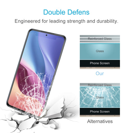 50 PCS 0.26mm 9H Surface Hardness 2.5D Explosion-proof Tempered Glass Non-full Screen Film, For Xiaomi Redmi K40 Pro (50 PCS), For OPPO A55 5G (50 PCS), For Samsung Galaxy A02 (50 PCS)