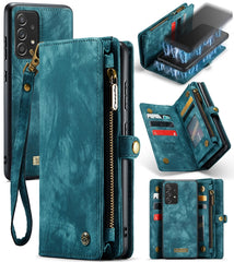 CaseMe Detachable Multifunctional Horizontal Flip Leather Case, with Card Slot & Holder & Zipper Wallet & Photo Frame, For Samsung Galaxy A72 5G / 4G, For Samsung Galaxy A52 5G / 4G