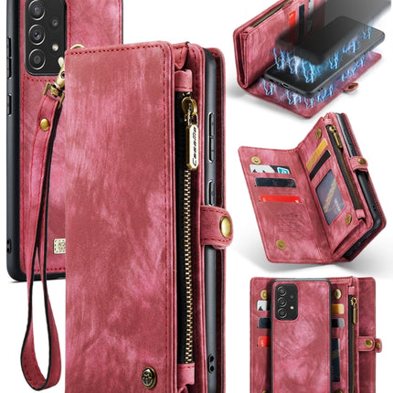 CaseMe Detachable Multifunctional Horizontal Flip Leather Case, with Card Slot & Holder & Zipper Wallet & Photo Frame, For Samsung Galaxy A52 5G / 4G