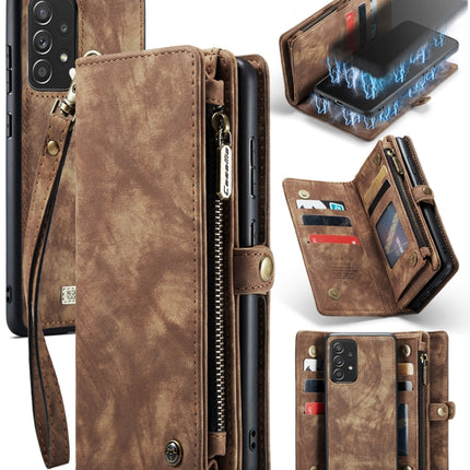 CaseMe Detachable Multifunctional Horizontal Flip Leather Case, with Card Slot & Holder & Zipper Wallet & Photo Frame, For Samsung Galaxy A52 5G / 4G
