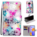 For Huawei Y9a / Gradient Colorful Flower