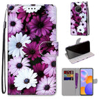 For Huawei Y9a / Chrysanthemum Pink White Purple