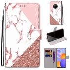 For Huawei Y9a / Pink Stone Texture