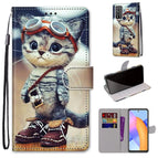 For Honor 10X Lite / Leather Shoes Cat