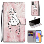 For Honor 10X Lite / Pink Hands Heart