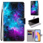 For Honor 10X Lite / Purple Green Starry Sky