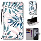 For Nokia 2.4 / Pink Green Leaf