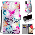 For Samsung Galaxy A02s / M02s / Gradient Colorful Flower