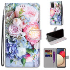 For Samsung Galaxy A02s / M02s / Light Pink Bouquet