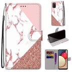 For Samsung Galaxy A02s / M02s / Pink Stone Texture