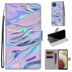 For Samsung Galaxy A12 / M12 / Fluorescent Water Texture