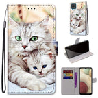 For Samsung Galaxy A12 / M12 / Big Cat Holding Kitten