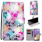 For Samsung Galaxy A32 5G / Gradient Colorful Flower
