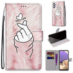 For Samsung Galaxy A32 5G / Pink Hands Heart