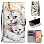 For Samsung Galaxy A72 5G / 4G / Big Cat Holding Kitten