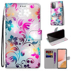 For Samsung Galaxy A72 5G / 4G / Gradient Colorful Flower