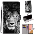 For Samsung Galaxy A72 5G / 4G / Black White Lion Head