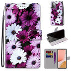 For Samsung Galaxy A72 5G / 4G / Chrysanthemum Pink White Purple