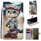 For Xiaomi Poco M3 / Leather Shoes Cat