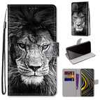 For Xiaomi Poco M3 / Black White Lion Head