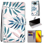 For Xiaomi Poco X3 NPC / Pink Green Leaf