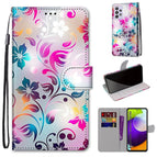 For Samsung Galaxy A52 5G / Gradient Colorful Flower