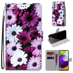 For Samsung Galaxy A52 5G / Chrysanthemum Pink White Purple