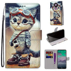 For Nokia 3.4 / Leather Shoes Cat