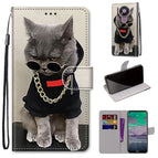 For Nokia 3.4 / Golden Chain Grey Cat
