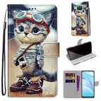 For Xiaomi Mi 10T Lite / Leather Shoes Cat