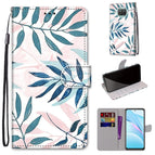 For Xiaomi Mi 10T Lite / Pink Green Leaf