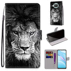 For Xiaomi Mi 10T Lite / Black White Lion Head
