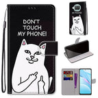 For Xiaomi Mi 10T Lite / Middle Finger White Cat
