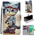 For Xiaomi Mi 10T Pro / 10T / K30s / Leather Shoes Cat