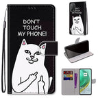 For Xiaomi Mi 10T Pro / 10T / K30s / Middle Finger White Cat