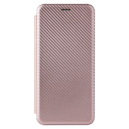 Carbon Fiber Texture Magnetic Horizontal Flip TPU + PC + PU Leather Case with Card Slot, For ZTE Blade A7s 2020